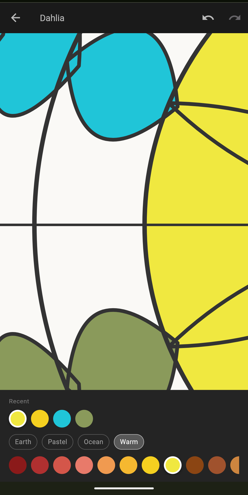 Zoomed in detail work